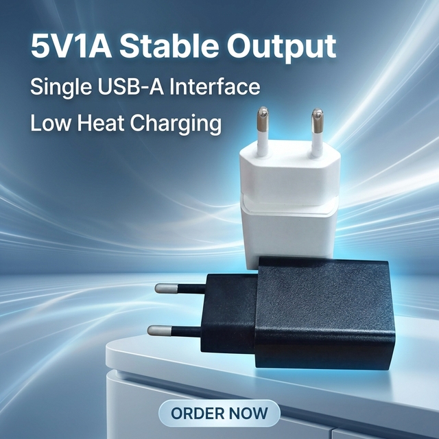 Universal 5V 1A 5W Single USB Wall Charger Power Adapter Portable Phone Charger for iPhone Android Smart Watch LED Lights