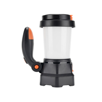 Lampe torche de secours rechargeable LED pour camping Lampe de poche étanche Lampe spot Batterie externe Lampe de travail