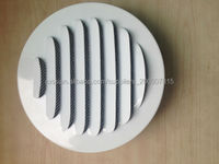 Grille d'aération industrielle moderne en aluminium - Grille de ventilation HVAC, diffuseur d'air blanc certifié ISO9001 pour atelier