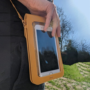 New Lightweight Walking <b>Bag</b> Vertical Large Screen Touchscreen <b>Phone</b> Pouch for Women <b>Crossbody</b> Neck Strap Cellphone Holder - Product Image 4