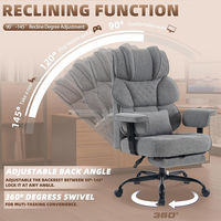 Fournisseur de chaises de jeu Scorpion personnalisées OEM, chaise de bureau ergonomique à dossier haut, accoudoirs fixes et réglables, repose-pieds réglable