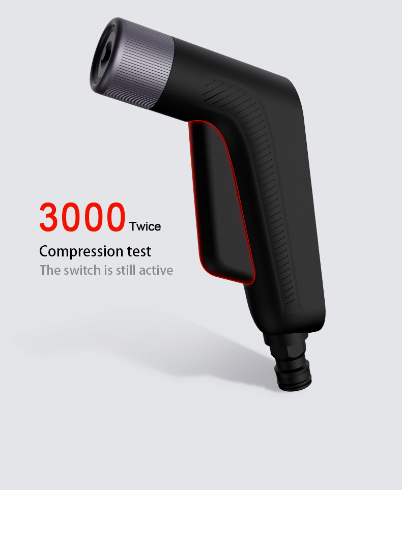 Variable foam pump for automobile foam 360 degree rotation of one button minimalist switch to adjust water outlet mode