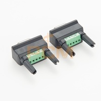 Adaptateur compatible MOXA Mini DB9F vers TB DB9 femelle vers bornier sans soudure D-Sub 9 broches vers bornier à vis série