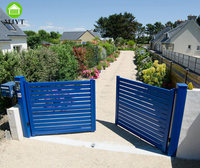 Portail de jardin intelligent, portail électrique en aluminium pour cour, avec modélisation 3D et dimensions personnalisées