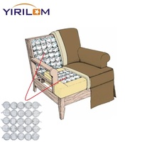 Unité de ressorts ensachés individuels en fil d'acier pour coussin de canapé, emballage individuel, vente en gros, taille personnalisée, directement de l'usine