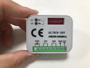 Multifrequecy 300-868MHz phổ 2 kênh 9-30V thông minh accsesories cán & cố định mã cửa nhà để xe từ xa <span class=keywords><strong>Receiver</strong></span> - Product Image 3