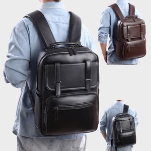 Nouveau sac à dos de voyage de grande capacité avec logo personnalisé en gros, sac à dos imperméable à l'eau, sac à dos en PU tendance pour homme, sac à dos pour ordinateur portable de haute qualité - Product Image 2
