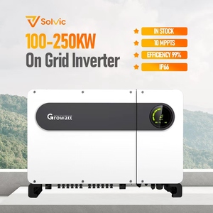 Sistema de Energía Solar Fotovoltaica Conectado a la Red Growatt MAX100-125KTL3-X Trifásico de 100KW 125KW 150KW 250KW - Product Image 1