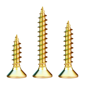 Tornillos autorroscantes Shenruicheng con revestimiento de zinc M3 M5 Phillips con cabeza avellanada para fijación de paneles de pared y muebles de madera - Product Image 1