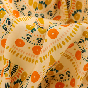 Chất Lượng Cao 100% <span class=keywords><strong>Twill</strong></span> Vải Tùy Chỉnh In Kỹ Thuật Số Hữu Cơ Dệt Phong Cách Cho May Mặc Dresses - Product Image 4