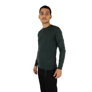 Uomo Maglione UTA4622 Verdone <b>Cable</b> <b>Knit</b> <b>Sweater</b> Men's Winter Wear - Product Image 2