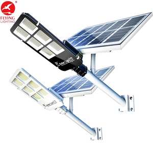 Уличный светодиодный фонарь на солнечных батареях с датчиком движения и встроенным аккумулятором, водонепроницаемый IP65, 100-300 Вт, для дорог - Product Image 2