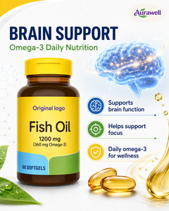Cápsulas de Aceite de Pescado Omega 3 de 1000 mg, 60/90/200 Cápsulas Blandas, Suplemento de Omega 3 - Product Image 3