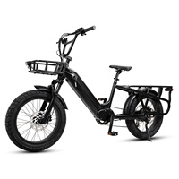 Mario vélo cargo électrique le plus populaire avec deux roues peut aller 25 km/h
