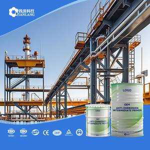 <span class=keywords><strong>Pintura</strong></span> <span class=keywords><strong>Anticorrosiva</strong></span> de Resina Epoxi Roja de Hierro de Alta Calidad, Fabricante Profesional, Venta al por Mayor para Estructuras de Acero - Product Image 1