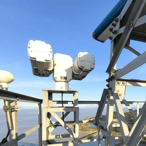 Камера Eagle ES-200W PTZ с оптическим и радарным датчиком для прибрежной безопасности, ночное видение, 8 МП, обзор 360°, обнаружение движения, SSD - Product Image 1