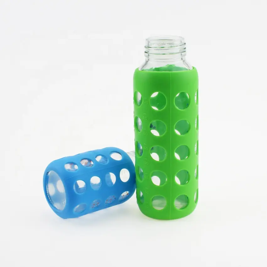 Milieuvriendelijke Bekerhoes Siliconen Cup Beschermhoes Flessenhoezen Voor 2.4 2.1 Inch Houder Cover Anti-Slip Herbruikbaar Hittebestendig