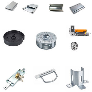 Aksesoris pintu rana rol ODM & OEM grosir rel panduan besi galvanis saluran samping untuk pintu rana rol - Product Image 5