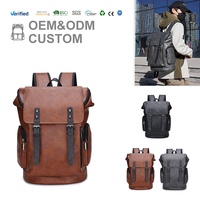 Sac à dos pour ordinateur portable professionnel multifonctionnel, design ergonomique imperméable PU 15 pouces