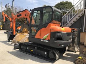 Doosan รถขุดตีนตะขาบ DX60E มือสอง DX55 DX60สภาพดี6ตันสำหรับงานก่อสร้างวิศวกรรม - Product Image 4