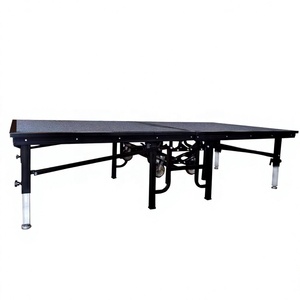 Escenario plegable de acero duradero, escenario móvil portátil, sistema de escenario para banquetes de hotel, bodas y fiestas. - Product Image 1