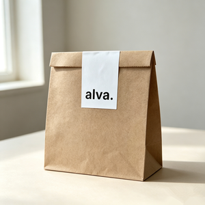 Custom Printed White Paper Self Adhesive Seal <b>Sticker</b> Personalized <b>Logo</b> Label <b>Sticker</b> for Kraft Paper Bag Packaging - Product Image 1