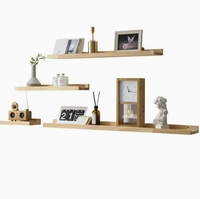 Nouvelle étagère murale flottante à double niveau pour la maison, boîte de rangement décorative, étagère pour la salle de bain ou la cuisine