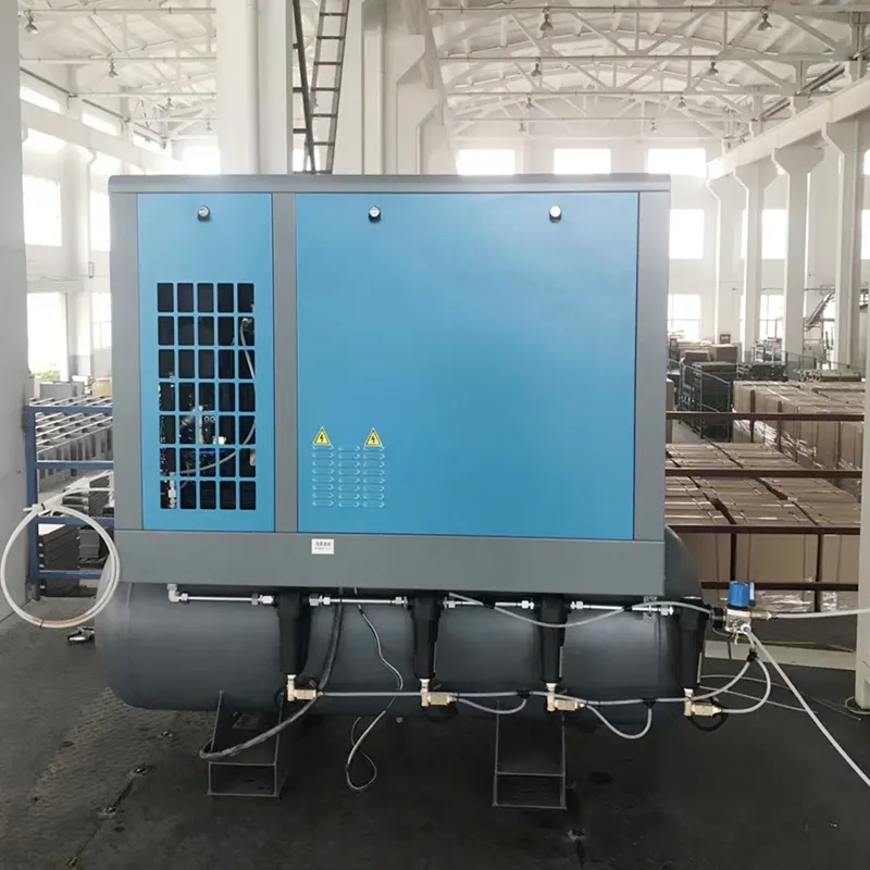 Compressor de ar, 11kw parafuso rotativo combinado 16 barras 15hp compressor de alta pressão