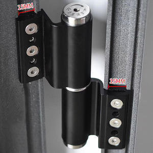 باب مفصلات من سبائك الألومنيوم للخدمة الشاقة مفصل باب أسود كتم الصوت قابل للتعديل قابل للفصل - Product Image 6