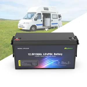 Grado A celle lifepo4 batteria 24v 200ah 12V 100Ah 150Ah 170Ah Batterie al litio ferro per RV/solare/Marine barche/Golf Car