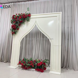 Arco de Hierro Blanco Estilo Indio Leda, Nuevo, para Bodas, Eventos, Fondo para Decoración de Baby Shower y Fiestas de Cumpleaños - Product Image 4