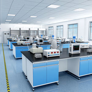 Su misura con struttura in acciaio e legno e struttura in legno attrezzatura da laboratorio dentale laboratorio mobili mobili camera bianca banco da lavoro - Product Image 5