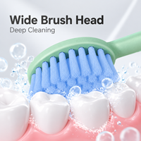 Brosse à dents à tête large en gros OEM & ODM à poils souples pour soins dentaires manuels, nettoyage en profondeur pour adultes, dents de sagesse et outil de nettoyage pour appareils dentaires