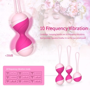 Boules <span class=keywords><strong>de</strong></span> Kegel, vibrateur, œufs vibrants, télécommande, exercice vaginal, resserrement, Ben Wa, <span class=keywords><strong>Geisha</strong></span>, réduction musculaire, jouets sexuels - Product Image 4