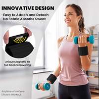 Nouveau Bracelet Magnétique de Poignet 2lb (1lb chacun) – Poids Réglables pour Chevilles, Yoga, Pilates, Exercices – Logo Personnalisé – Idéal pour l'Entraînement