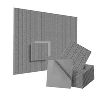 Panneaux muraux acoustiques 3D autocollants effet brique avec 90 % de réduction du bruit, étanches et ignifuges pour la rénovation DIY de la maison, de la salle de sport et de l'hôtel
