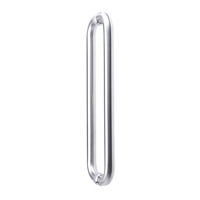 Poignée de porte de bureau double face en tube rond SUS304 pour porte en verre et porte en bois avec installation facile
