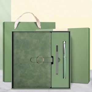 Promo Wholesale Business Notebook <b>Journal</b> for Gifts Customizable PU Leather A5 Notebook Gift Set With Pen, Thermal Mug and USB - Product Image 1