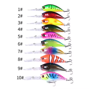 Palmer 12,5 centímetros 20,5g longa língua mergulho profundo Minnow pesca isca água salgada Crankbait plástico Minnow iscas duras - Product Image 2