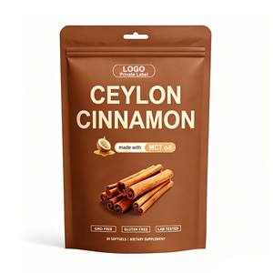 Complément Alimentaire en Capsules Molles de Cannelle de Ceylan à Marque Blanche pour Adultes – Améliore l'Immunité – 30 Gélules - Product Image 1