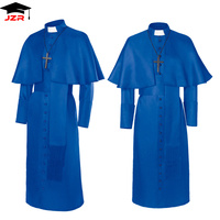 Sotana Litúrgica para Coro, Ministros y Clérigos, Traje de Iglesia en Cinco Colores