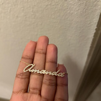 Collier tendance avec nom entièrement pavé de cristaux, pendentif personnalisé DIY avec alphabet anglais, accessoire de luxe délicat