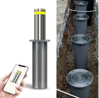 Bolardo Retráctil Hidráulico Automático de Acero Inoxidable Zhanjiang, Barrera de Seguridad, Barrera de Carretera, Anticolisión