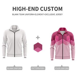 Chất Lượng Cao Biểu Tượng Tùy Chỉnh Bên Sọc Mens Dây Kéo Tracksuit Thăng Hoa Chạy Bộ Phòng Tập Thể Dục Nam Giới Và Phụ Nữ Tracksuit Đào Tạo Thiết Lập Wx25703 - Product Image 2