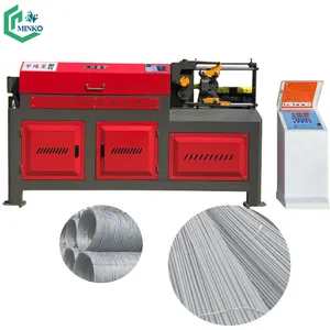 CNC hydraulic steel bar straightening and cutting machine bar shearing machine iron wire stainless steel wire straightening mach