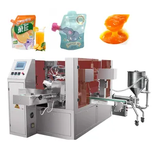 Automatic Aseptic fruit shape Pouch Sugar Cane Mango Juice Filling Machine