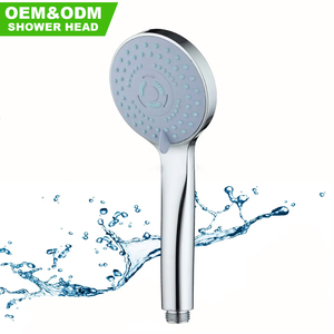<strong>Powerful</strong> Pressurized Hand <strong>Shower</strong> Custom Bathroom Sanitary Ware Faucet Accessories Handheld ABS Plastic Chrome <strong>Shower</strong> <strong>Heads</strong> - Product Image 1