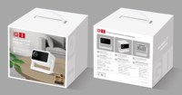 Mini Proyector LED Portátil de 200 ANSI Lúmenes, Diseño Compacto, Altavoces Estéreo de Alta Fidelidad para el Hogar y Uso Comercial a Pequeña Escala