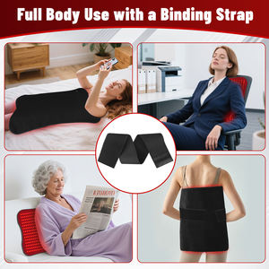 Terapia de luz roja mejorada para el cuerpo, almohadilla de terapia de luz roja de gran tamaño de 32x24 pulgadas con temporizador, alfombrilla de terapia de luz infrarroja - Product Image 3