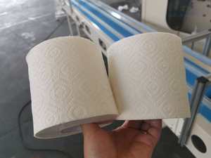 Giấy vệ sinh tự động cuộn giấy cuộn máy Peru dập nổi giấy cuộn với keo nhiều lớp giấy làm giá máy - Product Image 5